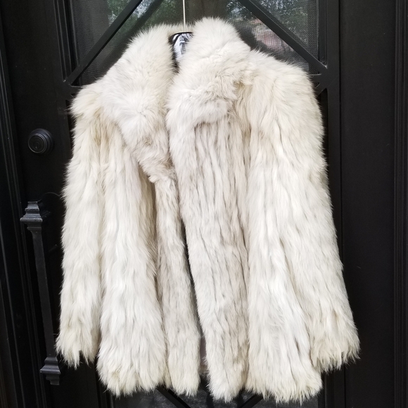 Vintage Scandinavian Blue Fox Fur Coat - Picture 4 of 15